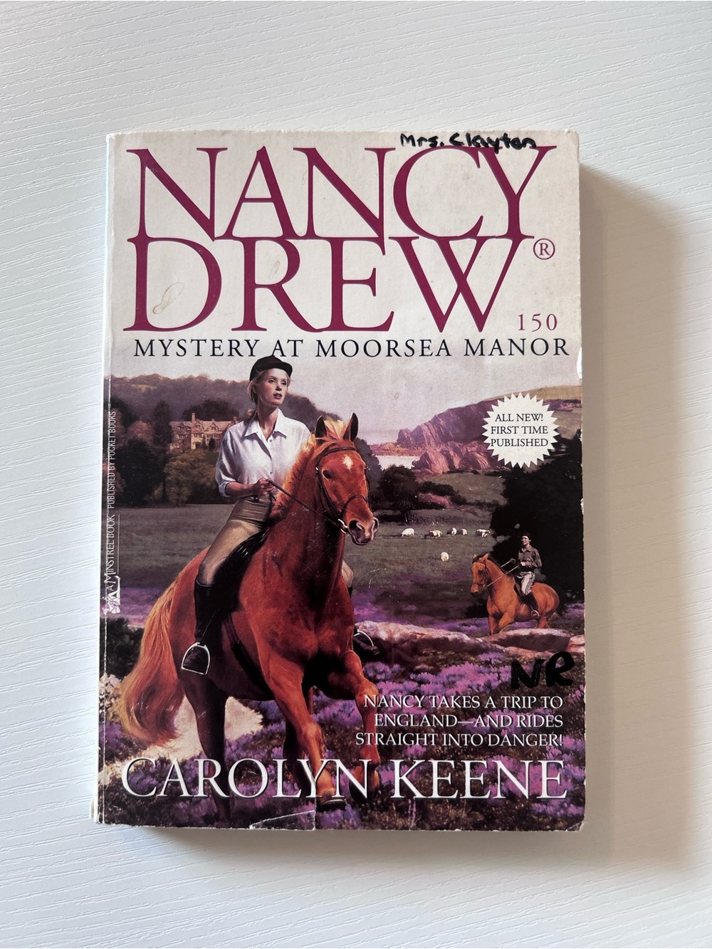 3 for $20 VINTAGE 1999 Nancy Drew “Mystery At Mooersea Manor” #150 Book